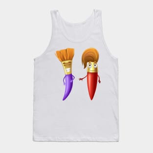 Cute Brushes Tank Top